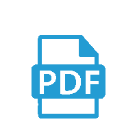 icona pdf blu